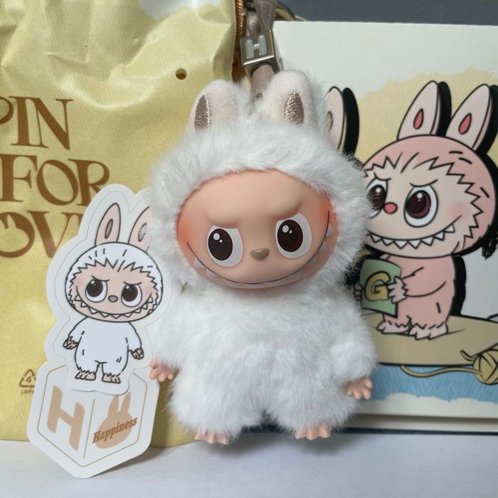 Peluche LABUBU Pin for Love – Lettre H (POP MART)