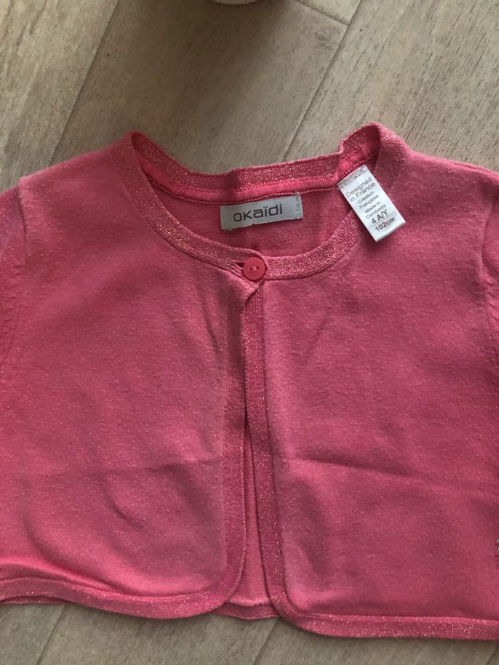 Gilet fushia Okaïdi - photo numéro 4