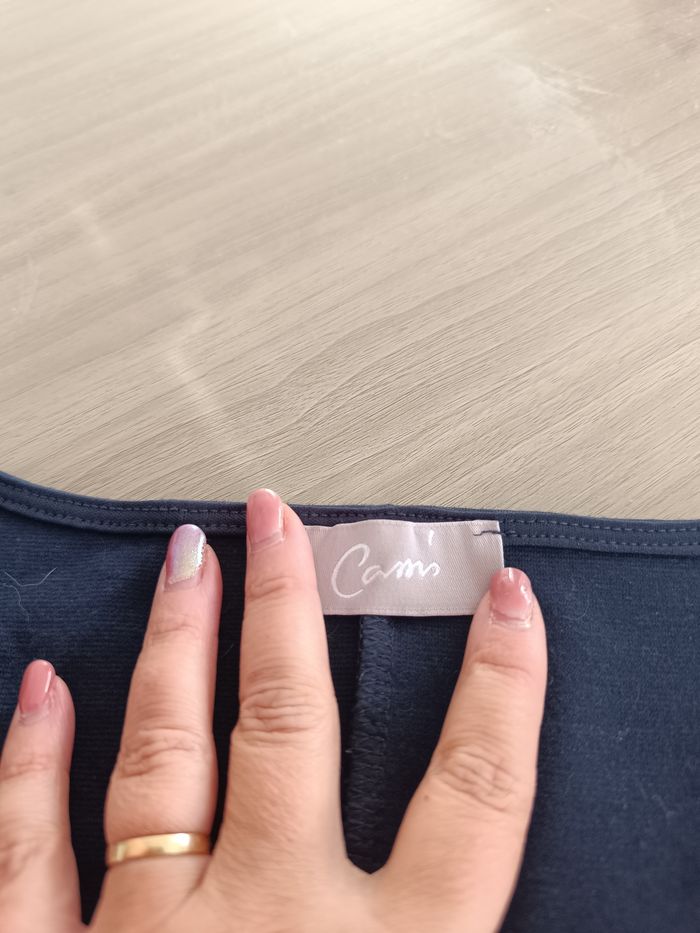 Robe simili cuir et dentelle Cassis taille 40 - photo numéro 3