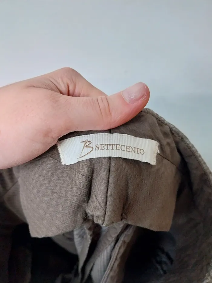 Pantalon tailleur marron 38 Settecento - photo numéro 3