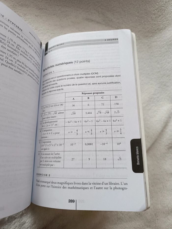 Livre Annabrevet Mathématiques 3eme _ Hatier - photo numéro 11