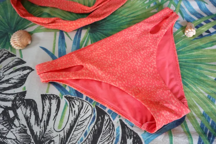 Maillot de Bain 2 Pièces Couleur Corail - photo numéro 5
