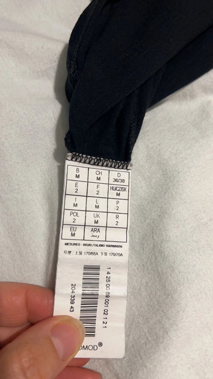 Teeshirt noir basic M Promod - photo numéro 3