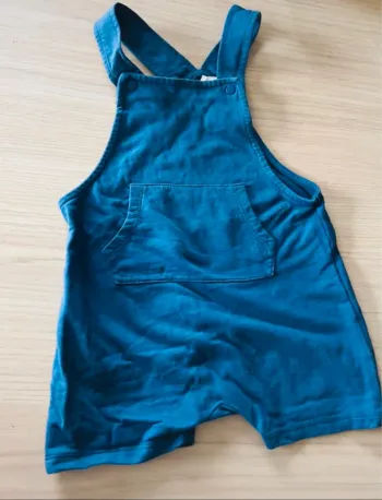 Salopette short garçon