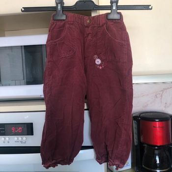 Pantalon bordeaux