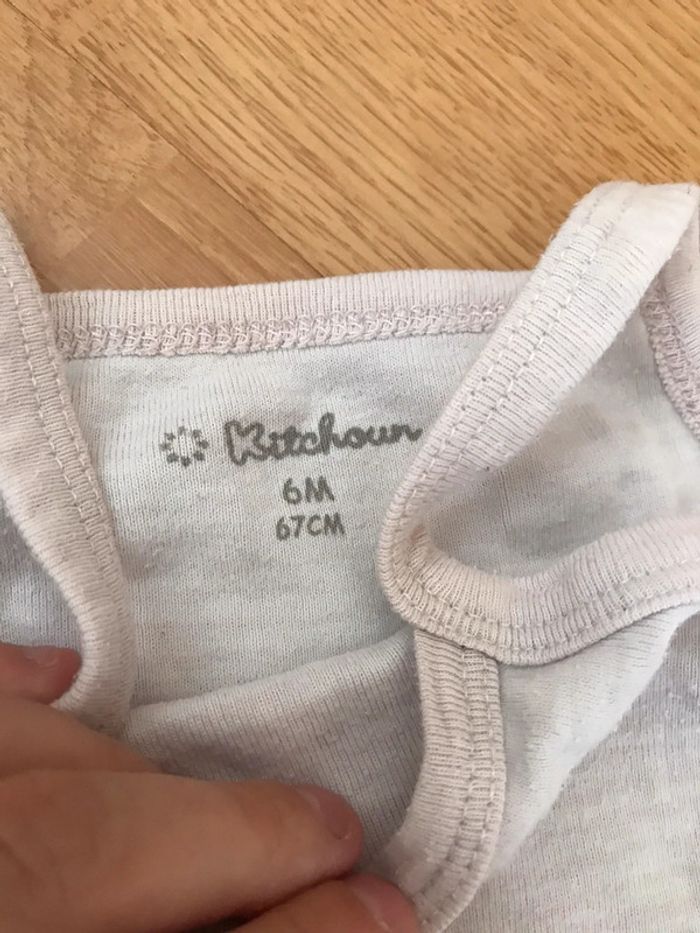 Lot 2 bodies débardeurs kitchoun - photo numéro 3