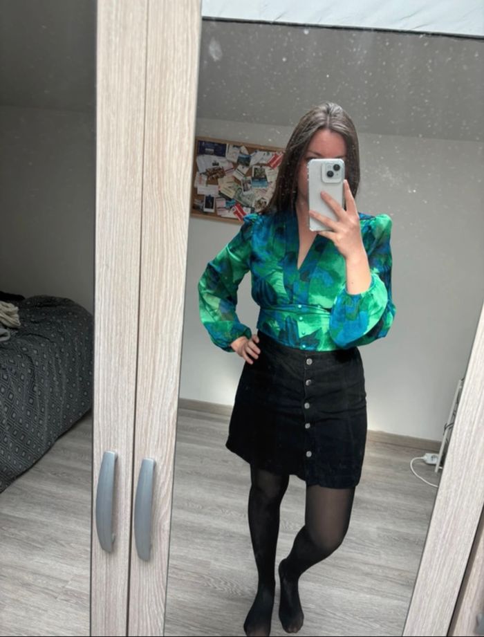 Jupe en jean avec boutons