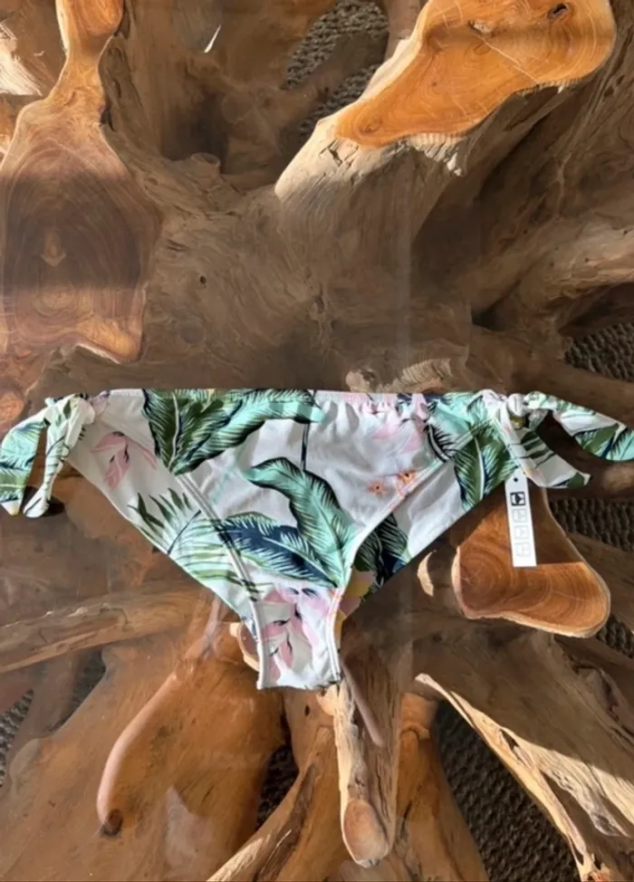 Bas de maillot de bain Roxy femme blanc fleur - photo numéro 2