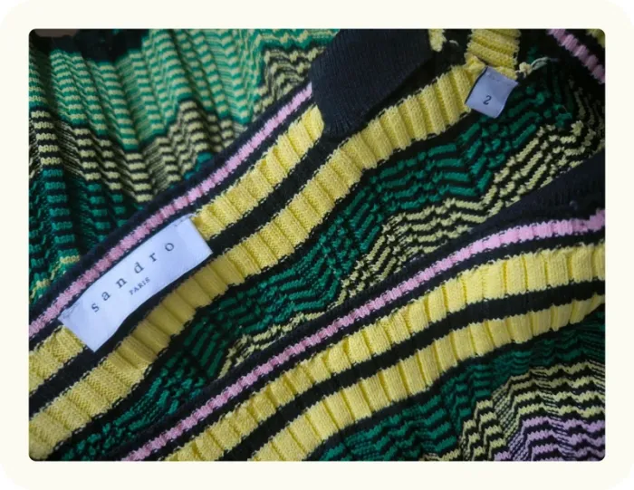 Ensemble top court jupe longue été Maje Taille M 38 - photo numéro 8