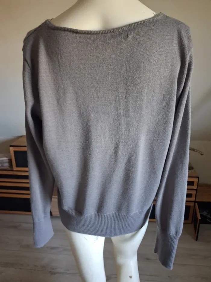 Pull gris taille 4 - photo numéro 5