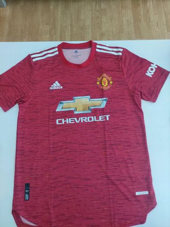 Maillot foot Manchester United saison 2020/2021 officiel adidas heat rdy
