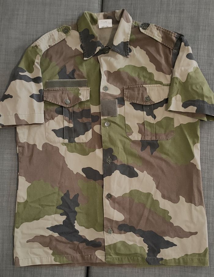 Chemisette f2 camouflage chemise été militaire
