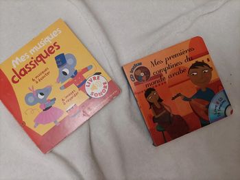 Lot de 2 livres musique pour enfants
