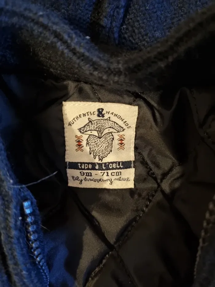 Vend veste chaude 9 mois - photo numéro 2