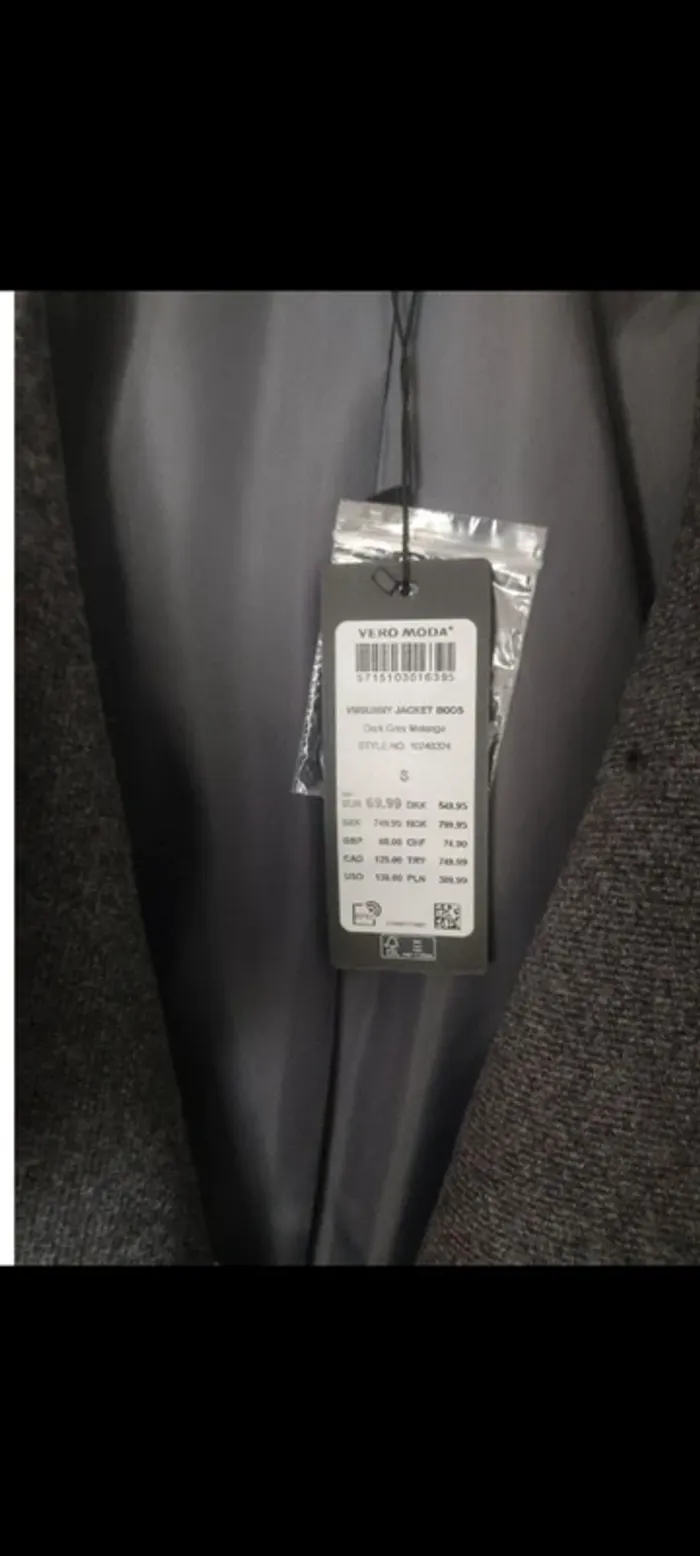 Manteau classique Vero Moda taille S neuf - photo numéro 6