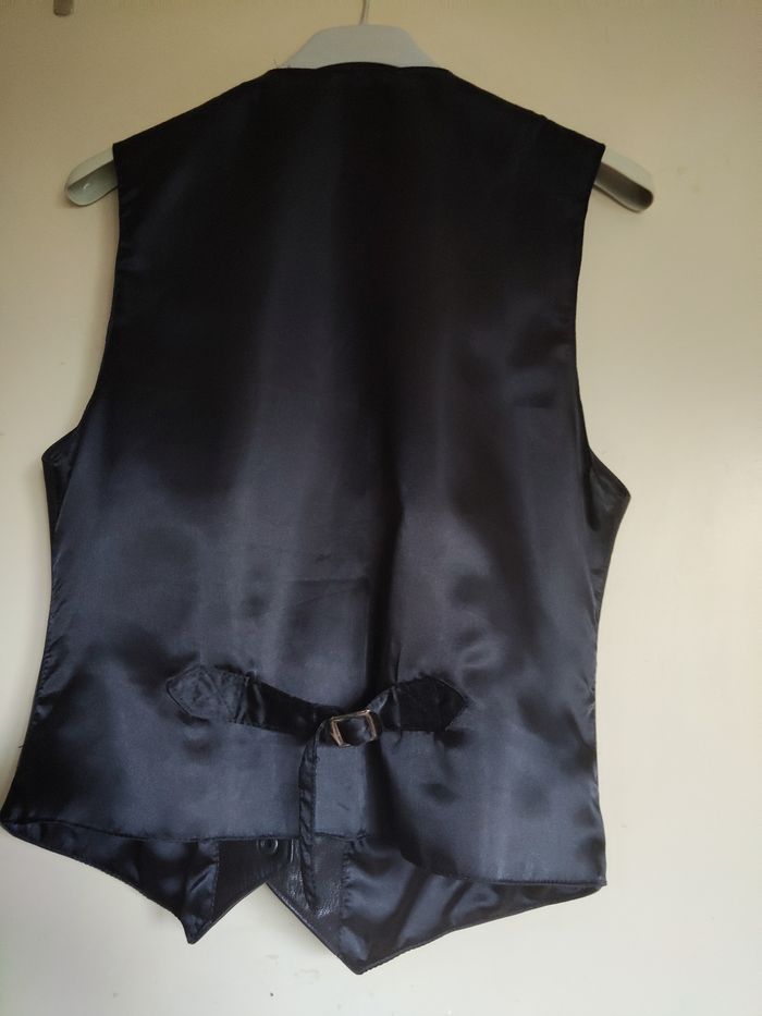 Gilet sans manche en cuir femme - photo numéro 2