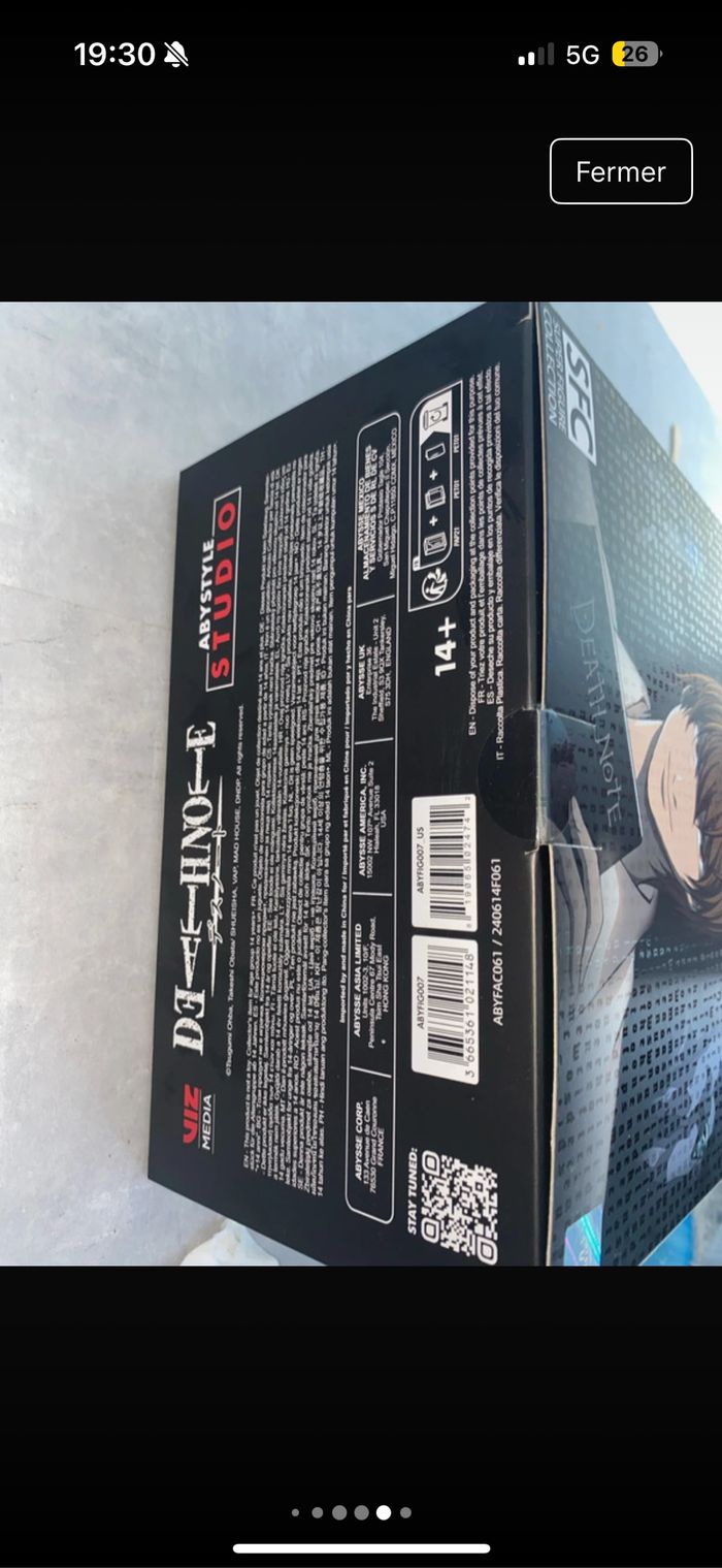 Figurine death note neuf emballer - photo numéro 8