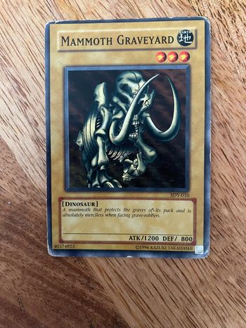 Carte Yu-Gi-Oh! Mammoth Graveyard SDY-010