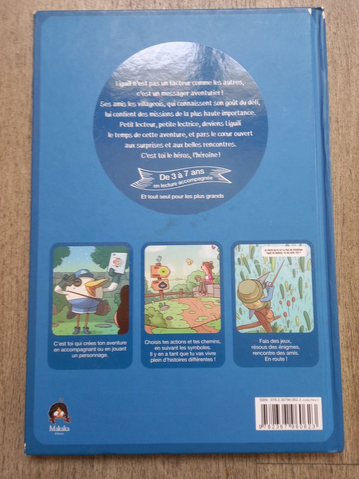 Liguili messager aventurier BD dont tu es l'héros à partir de 3 ans LIVRE JEU - photo numéro 3