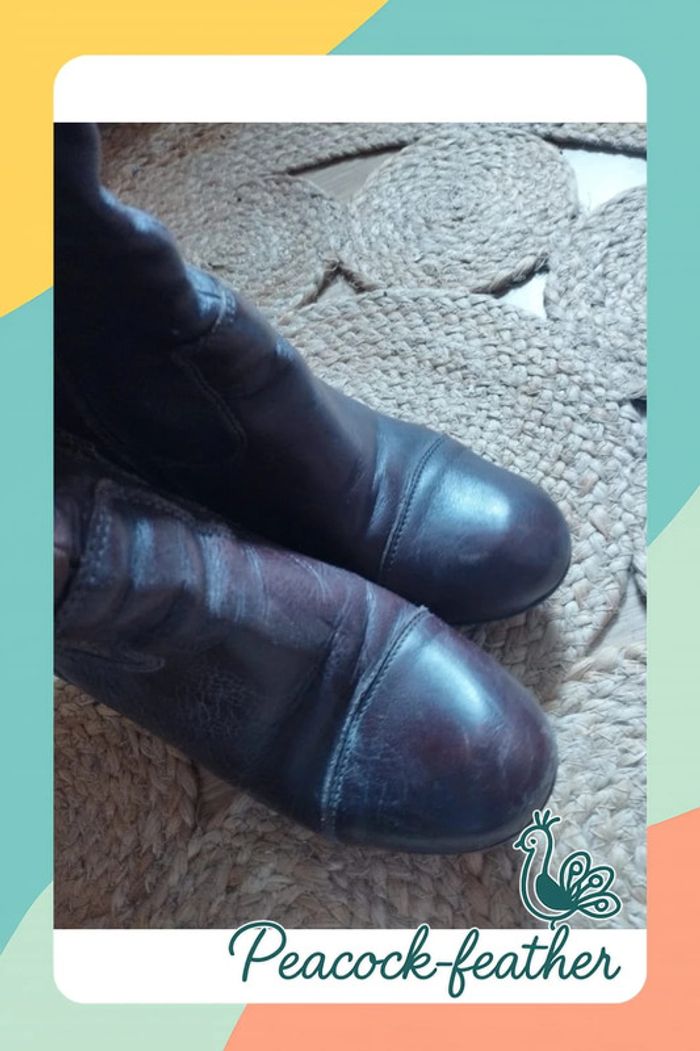 Bottes talons marrons 36 - photo numéro 5