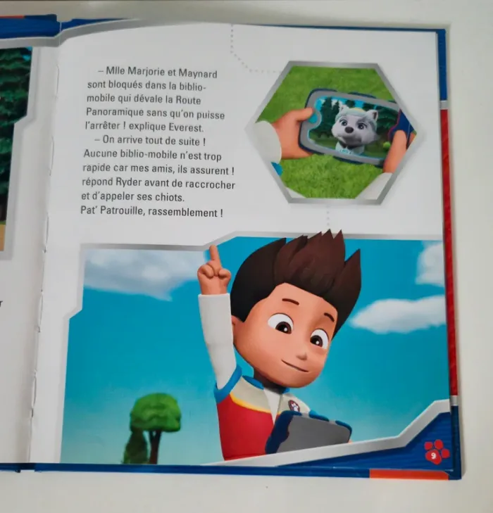 Livre pat patrouille "panique a la bibliothèque " - photo numéro 5