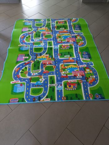 Tapis jeux pour enfant / tapis circuit voitures 
