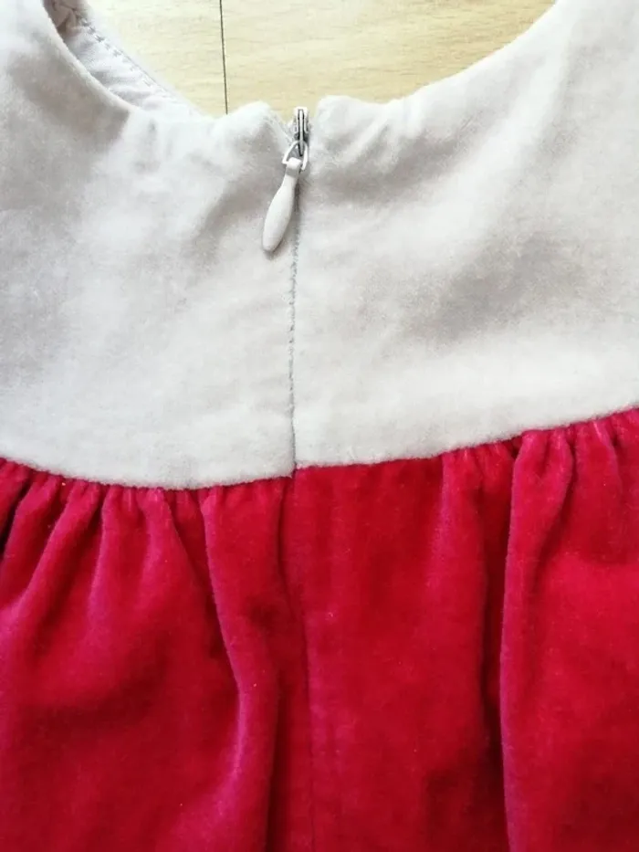 Robe velours Dpam 12 mois - photo numéro 4
