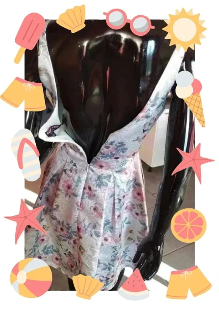 Sublime robe de cocktail ou mariage Eva Brazzi taille 34 - photo numéro 5