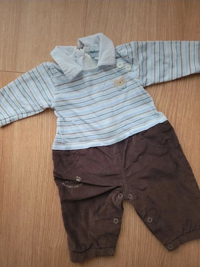 Tenue garçon 1 mois