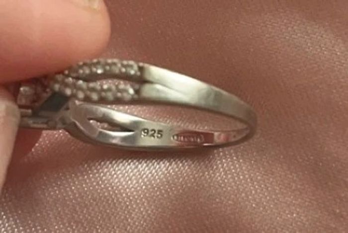 Bague Karin Argent Blanc Oxyde de Zirconium - photo numéro 4