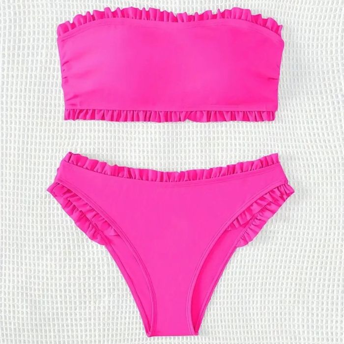 Maillot de bain rose XS