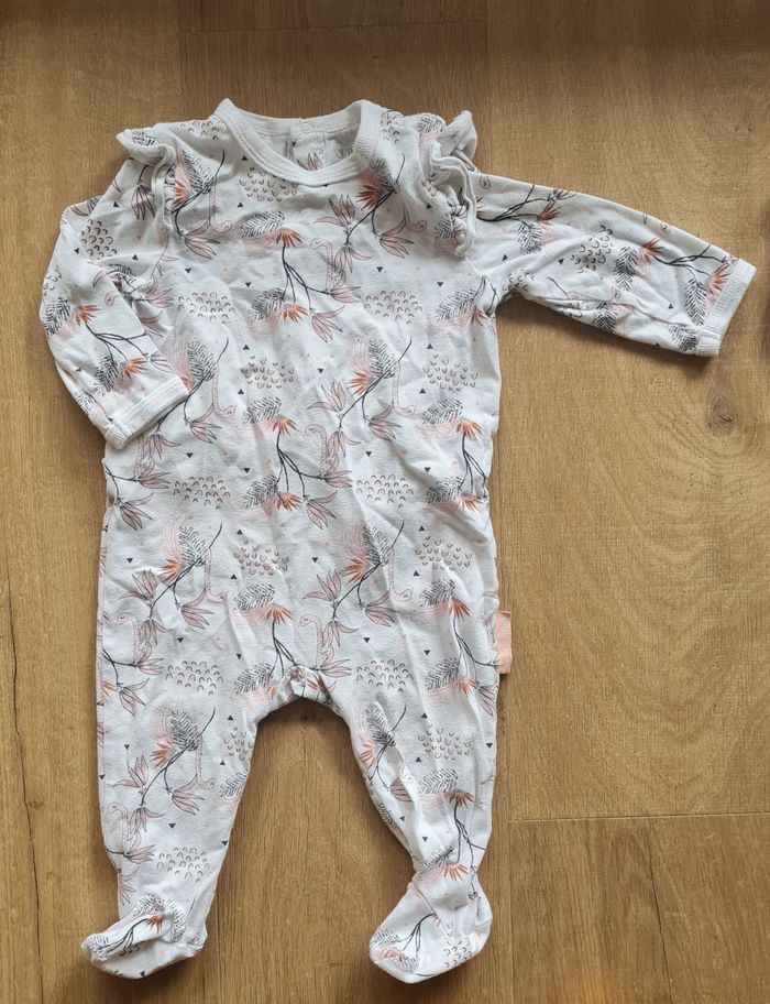 Lot de 5 pyjamas, bébé fille, taille 9/12 mois (Vertbaudet, Petit Beguin, Obaibi) - photo numéro 3