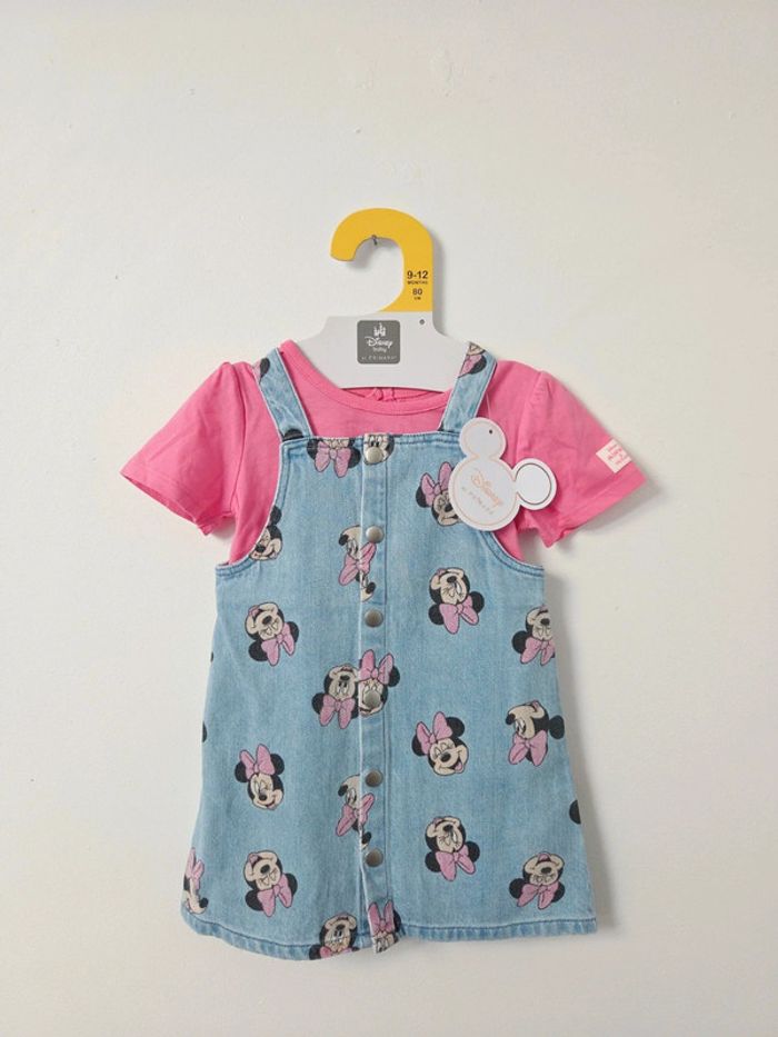 Bel ensemble Minnie Disney 9/12 mois