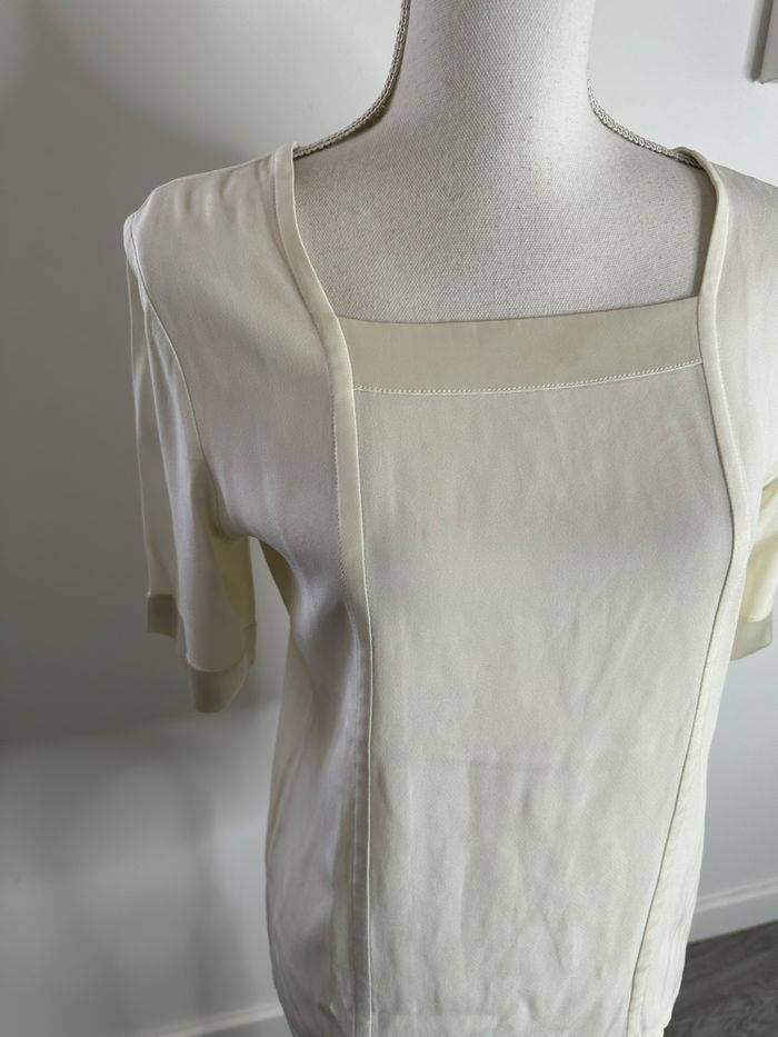 Blouse blanc crème Yves Saint Laurent Vintage T38 M - photo numéro 4