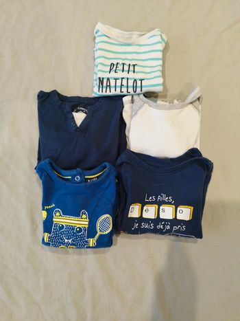 Lot haut manche longue