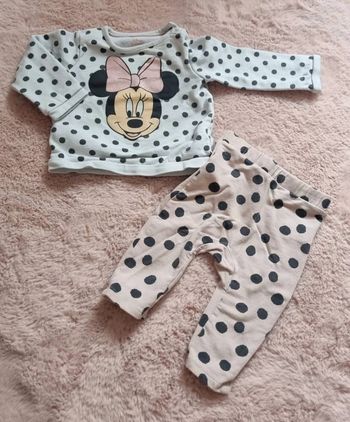 Ensemble minnie - 9mois - disney -71cm