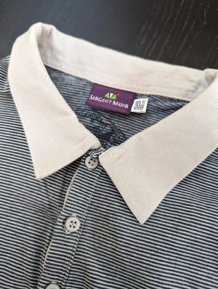 Polo rayé sergent major 10 ans - photo numéro 2