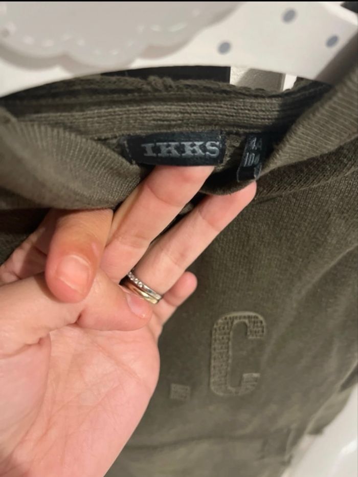 Sweat à capuche ikks taille 4 ans - photo numéro 3