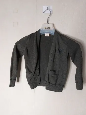 Gilet gris "Tape a l'oeil"
