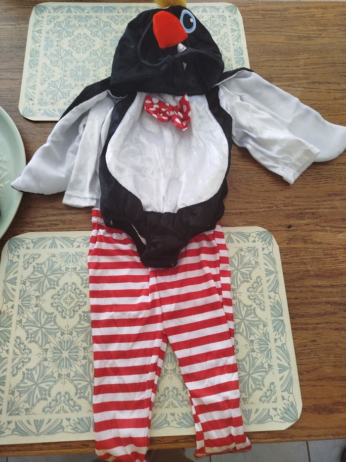 Déguisement bébé 6-12 mois  pingouin