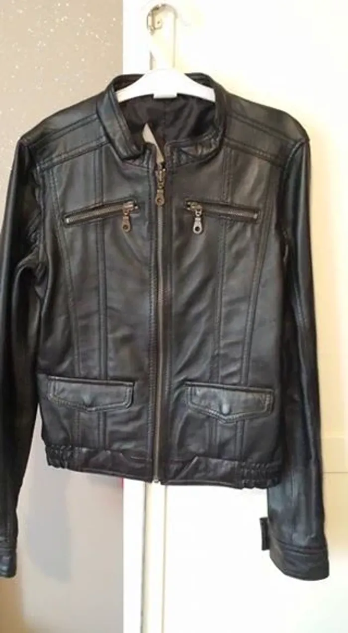 Veste en vrai cuir