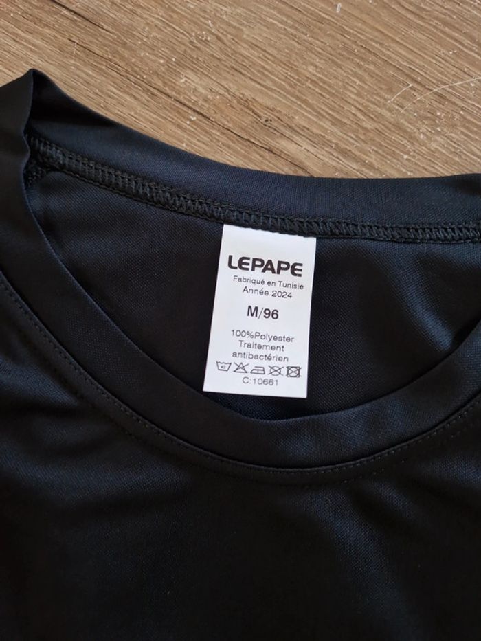Lot de 2 maillots de sport noir - photo numéro 3
