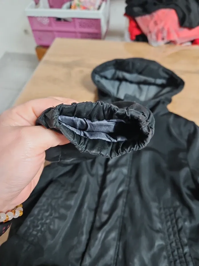 Blouson noir garçon 4 ans ikks - photo numéro 3