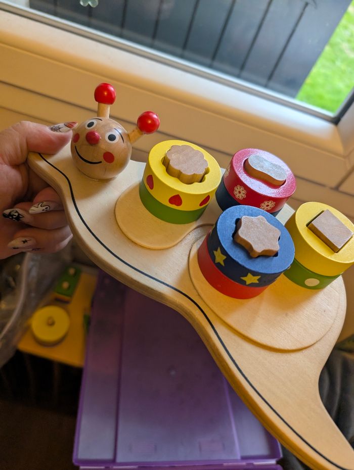 Jeu en bois en empiler - photo numéro 2