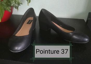 Chaussure à talon carré