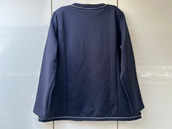 Gilet bleu marine Claire Neuville - Taille 50/52 - photo numéro 4