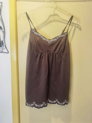 Débardeur marron MIM