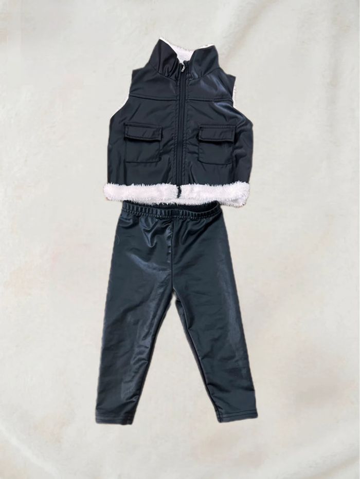 🌹Superbe ensemble type cuire taille 9-12 mois🌹