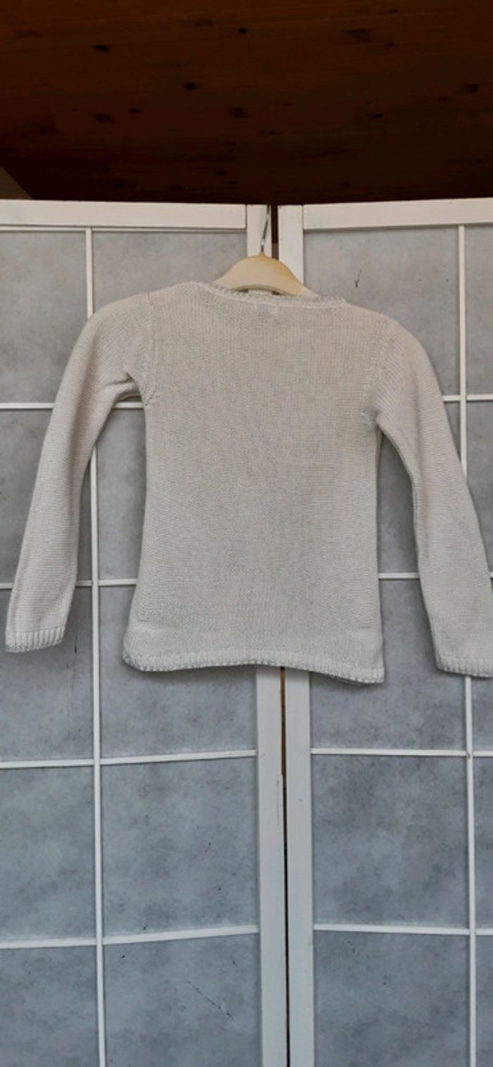 Pull blanc - photo numéro 2