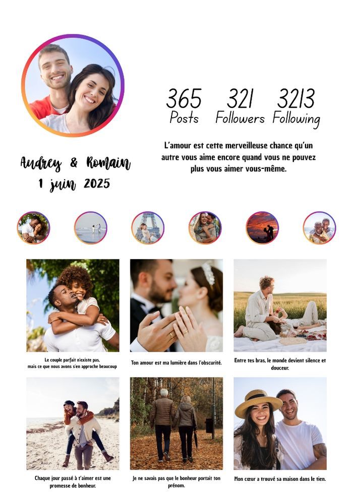 Affiche saint valentin a personnalisé - photo numéro 4